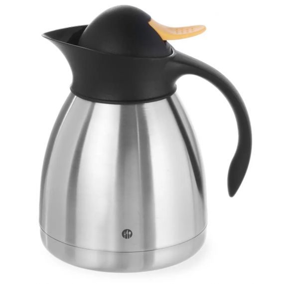 Termos do herbaty z przyciskiem 1l | 446522 hendi 