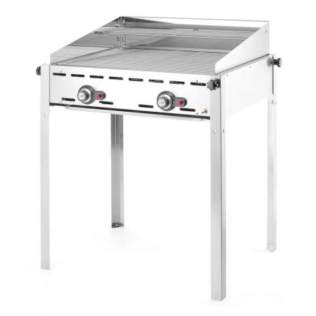Grill Green Fire 2-palnikowy, HENDI, Profi Line, 2 ruszty ze stali nierdzewnej GN 1/1, 11,6kW,... 