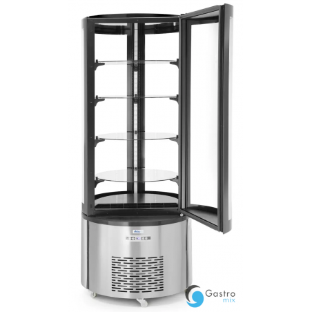 Witryna chłodnicza okrągła, Arktic, 360L, 220-240V/460W, ⌀680x(H)1755mm | 233832 hendi 