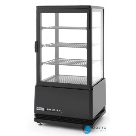 Witryna chłodnicza nastawna, 68 l, Arktic, czarny, 230V/170W, 444x397x(H)875mm  | 233238 HENDI 
