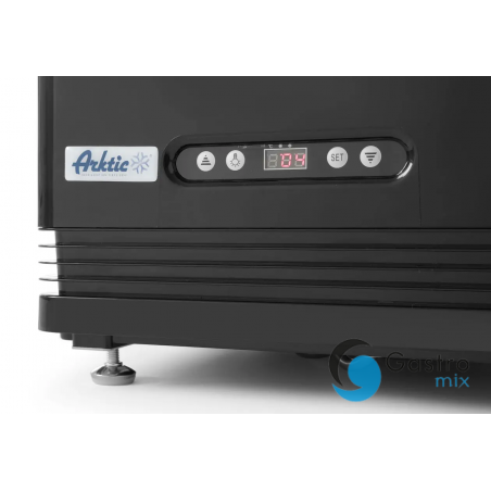 Witryna chłodnicza nastawna, 68 l, Arktic, czarny, 230V/170W, 444x397x(H)875mm  | 233238 HENDI 