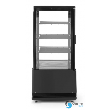 Witryna chłodnicza nastawna, 68 l, Arktic, czarny, 230V/170W, 444x397x(H)875mm  | 233238 HENDI 