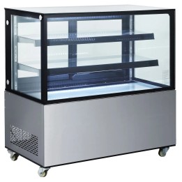 Witryna chłodnicza 2-półkowa, Arktic, 410L, 230V/490W, 1224x677x(H)1230mm | 233450 hendi