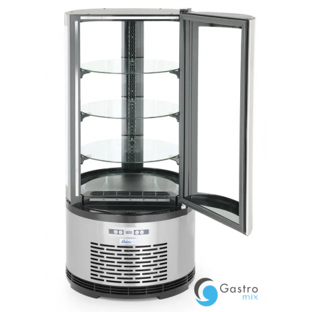 Witryna chłodnicza okrągła, Arktic, 100L, 230V/210W, ⌀480x(H)1065mm | 233825 hendi 