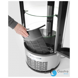  Witryna chłodnicza okrągła, Arktic, 100L, 230V/210W, ⌀480x(H)1065mm | 233825 hendi