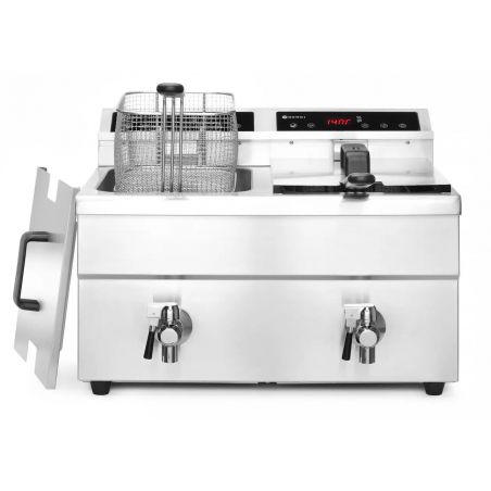 Frytownica indukcyjna z kranem spustowym, 2 × 8 l | 215029 hendi 