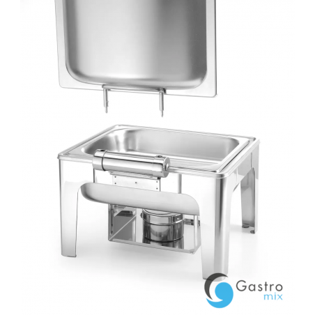 Podgrzewacz na pastę, matowy, GN 1/2 | 470268 hendi 