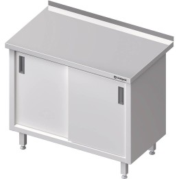 stół przyścienny z drzwiami suwanymi 1200x700x850 mm | 616127 stalgast