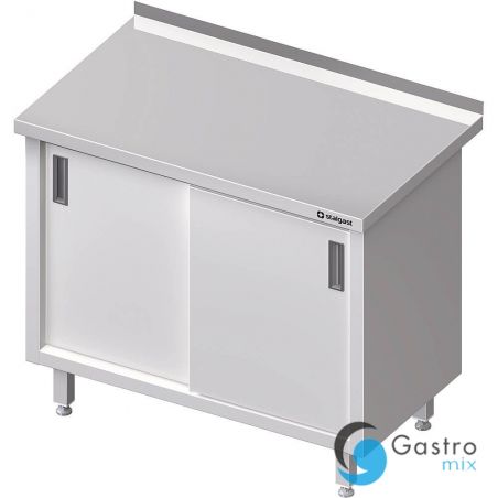 stół przyścienny z drzwiami suwanymi 1000x700x850 mm | 612007 stalgast 