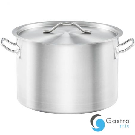 garnek średni 18 l z pokrywką, stalowy, Gredil, Ø 320 mm| 012326 stalgast 