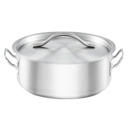 garnek niski V 1.2 l z pokrywką, stalowy, Gredil, Ø 160 mm| 013166 stalgast