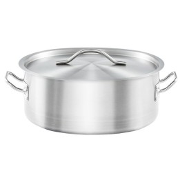 garnek niski V 3.6 l z pokrywką, stalowy, Gredil, Ø 240 mm | 013246 stalgast