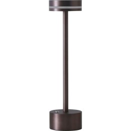 lampka stołowa LED, brązowa, bezprzewodowa, H 320 mm | 694321 STALGAST