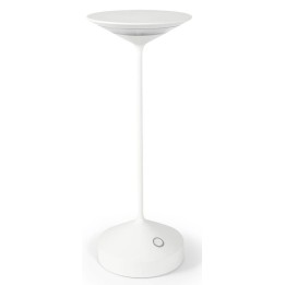 TEMPO lampa stołowa do wielokrotnego ładowania biała Ø10 x 28 cm  | 9101317001  ALVA