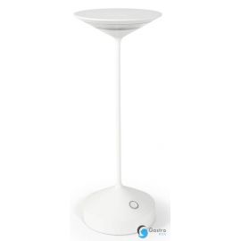 TEMPO lampa stołowa do wielokrotnego ładowania biała Ø10 x 28 cm  | 9101317001  ALVA