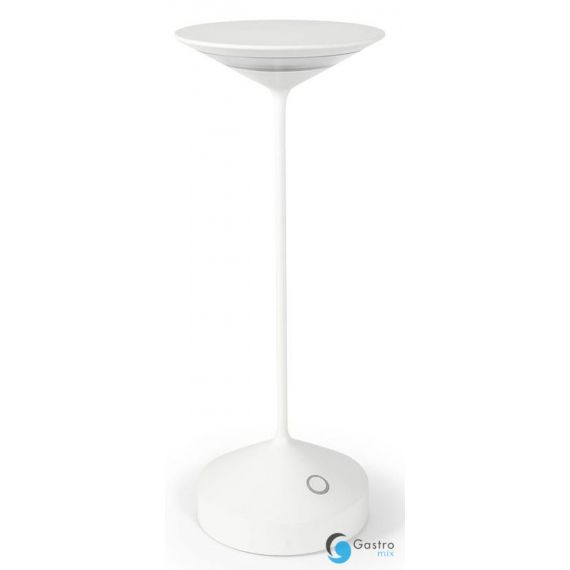 TEMPO lampa stołowa do wielokrotnego ładowania biała Ø10 x 28 cm  | 9101317001  ALVA 
