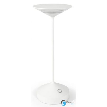 TEMPO lampa stołowa do wielokrotnego ładowania biała Ø10 x 28 cm  | 9101317001  ALVA 