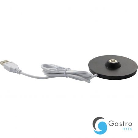 TEMPO lampa stołowa do wielokrotnego ładowania biała Ø10 x 28 cm  | 9101317001  ALVA 