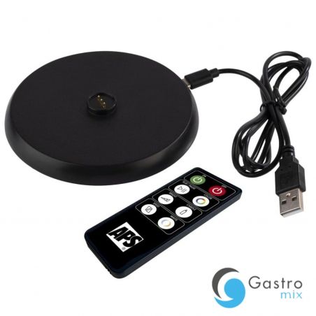 MERLE rdzawa lampa stołowa LED do wielokrotnego ładowania, Ø11 x 30,5 cm   | 17009  ALVA 