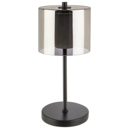 ANTON czarna lampa stołowa LED do wielokrotnego ładowania Ø12 x 28 cm  | 17045  ALVA