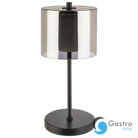 ANTON czarna lampa stołowa LED do wielokrotnego ładowania Ø12 x 28 cm  | 17045  ALVA