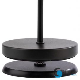  ANTON czarna lampa stołowa LED do wielokrotnego ładowania Ø12 x 28 cm  | 17045  ALVA