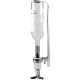 stojak na 1 butelkę z dozownikiem, V 0.03 l, aluminiowy, H 390 mm | 475140 stalgast