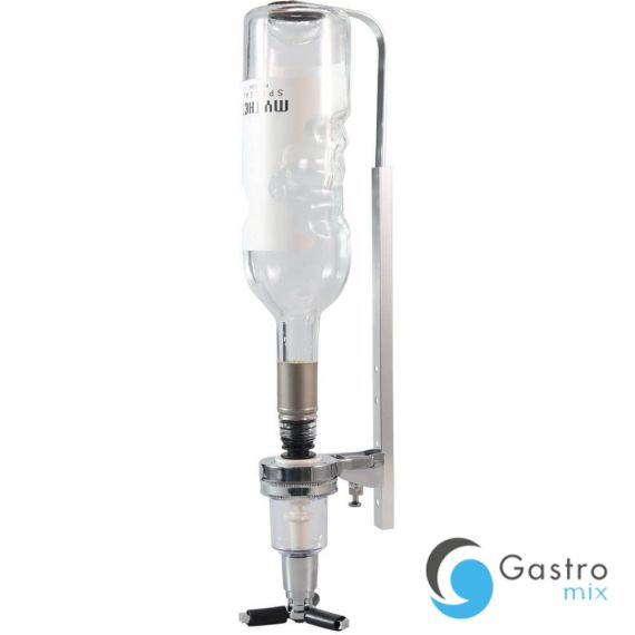 stojak na 1 butelkę z dozownikiem, V 0.03 l, aluminiowy, H 390 mm | 475140 stalgast 
