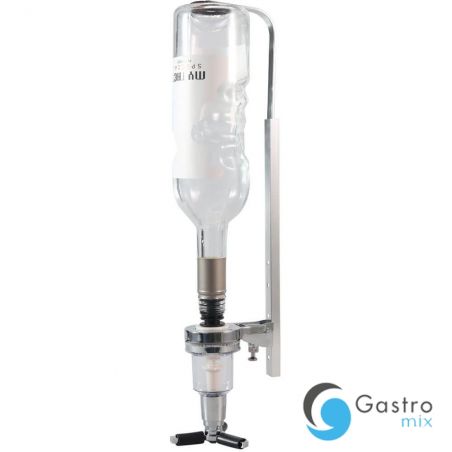 stojak na 1 butelkę z dozownikiem, V 0.03 l, aluminiowy, H 390 mm | 475140 stalgast 