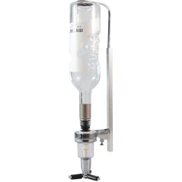 stojak na 1 butelkę z dozownikiem V 0.03 l, aluminiowy, ścienny, H 390 mm | 475110 stalgast