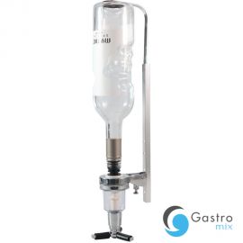 stojak na 1 butelkę z dozownikiem V 0.03 l, aluminiowy, ścienny, H 390 mm | 475110 stalgast
