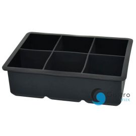 forma do mrożenia lodu, 6 kostek, 40x40 mm | 471002 stalgast