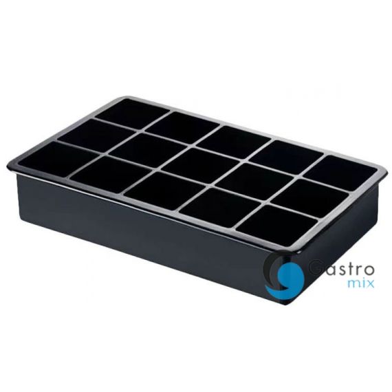 forma do mrożenia lodu, 15 kostek, 30x30 mm | 471001 stalgast 