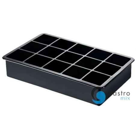 forma do mrożenia lodu, 15 kostek, 30x30 mm | 471001 stalgast 