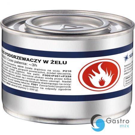 paliwo do podgrzewaczy (w żelu), karton (48 szt) | 430048 stalgast 