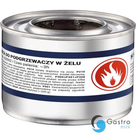 paliwo do podgrzewaczy (w żelu), karton (48 szt) | 430048 stalgast 