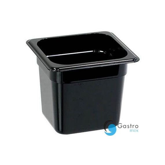 pojemnik z poliwęglanu, czarny, GN 1/6, H 150 mm | 156152 STALGAST 