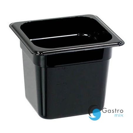 pojemnik z poliwęglanu, czarny, GN 1/6, H 150 mm | 156152 STALGAST 