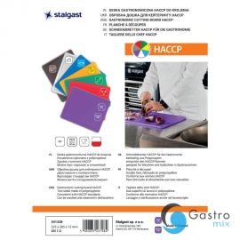  deska do krojenia, fioletowa, HACCP, GN 1/2 | 341328 STALGAST