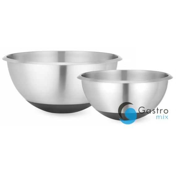 Miska do ubijania z gumową podstawą, 3L, ⌀265x(H)125mm | 567562 hendi 