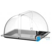 Witrynka roll-top, GN 1/2, czarny, 325x265mm, Prostokątny | 427569 HENDI
