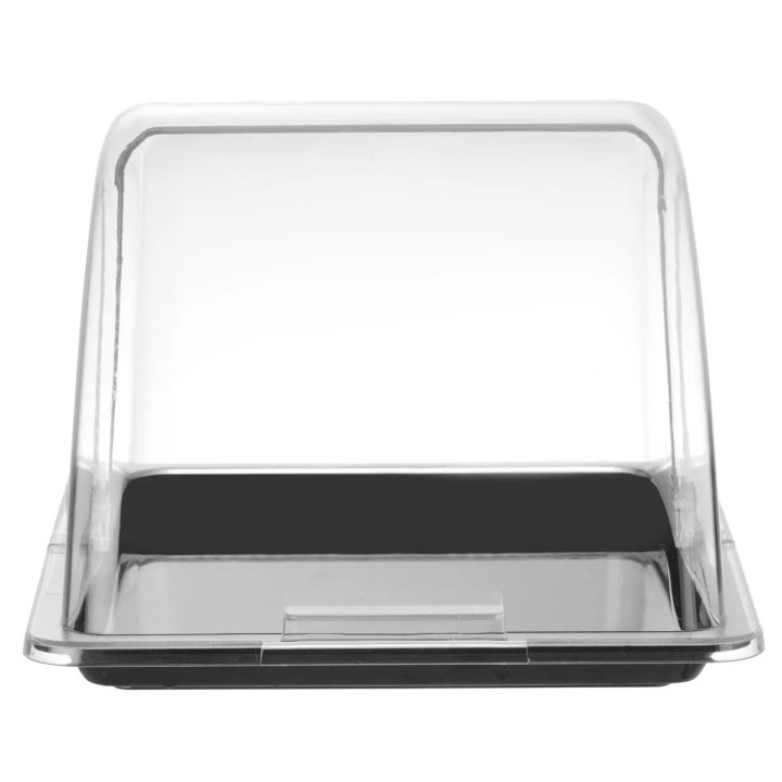 Witrynka roll-top, GN 1/2, czarny, 325x265mm, Prostokątny | 427569 HENDI