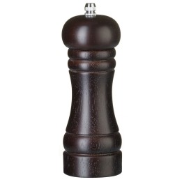 Młynek do pieprzu drewniany, ciemne drewno, ⌀57x(H)165mm | 469781 HENDI