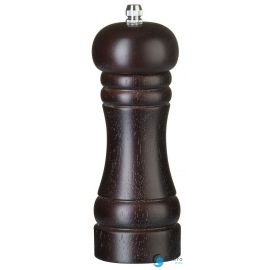 Młynek do pieprzu drewniany, ciemne drewno, ⌀57x(H)165mm | 469781 HENDI