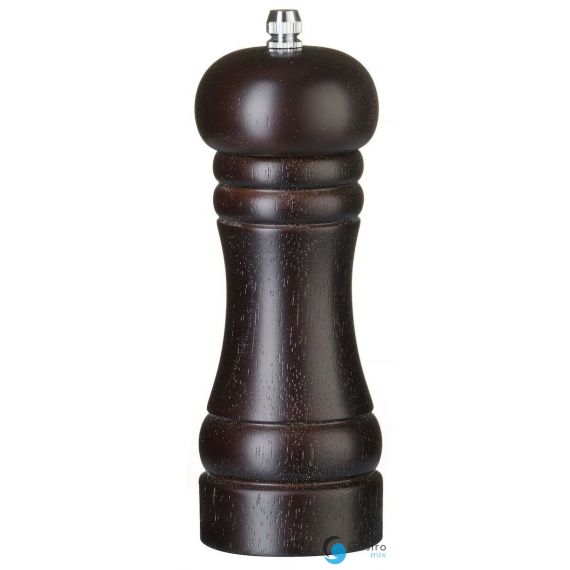 Młynek do pieprzu drewniany, ciemne drewno, ⌀57x(H)165mm | 469781 HENDI 