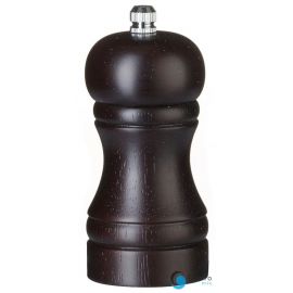 Młynek do pieprzu drewniany, ciemne drewno, ⌀50x(H)113mm| 469767 HENDI