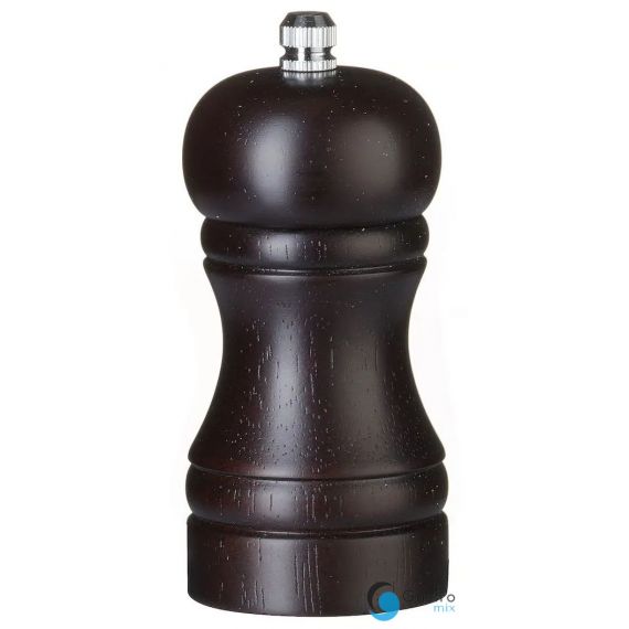 Młynek do pieprzu drewniany, ciemne drewno, ⌀50x(H)113mm| 469767 HENDI 
