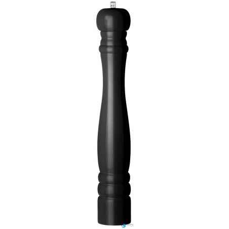 Młynek do pieprzu drewniany, czarny, ⌀65x(H)415mm | 469545 HENDI 
