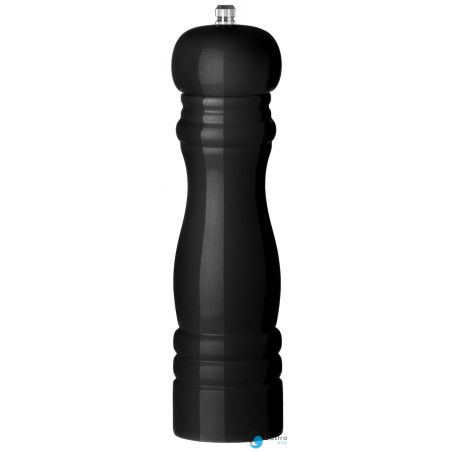 Młynek do pieprzu drewniany, czarny, ⌀55x(H)215mm | 469569 HENDI 