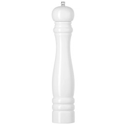 Młynek do soli drewniany, biały, ⌀60x(H)315mm | 469590 HENDI
